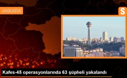 İçişleri Bakanı: 3 Organize Suç Örgütü Çökertildi, 63 Şüpheli Yakalandı
