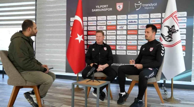 Samsunspor Teknik Direktörü Markus Gisdol: Ligde kalmak en büyük hedefimiz