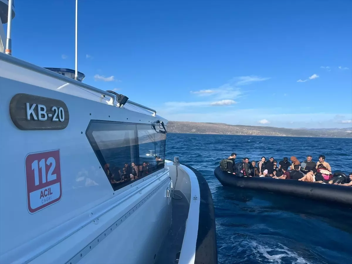 Çanakkale’de 51 Düzensiz Göçmen Yakalandı
