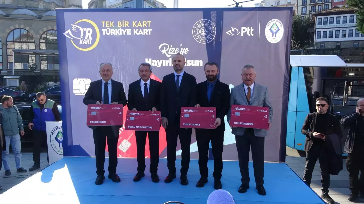 Rize’de ‘Türkiye Kart’ uygulaması başladı